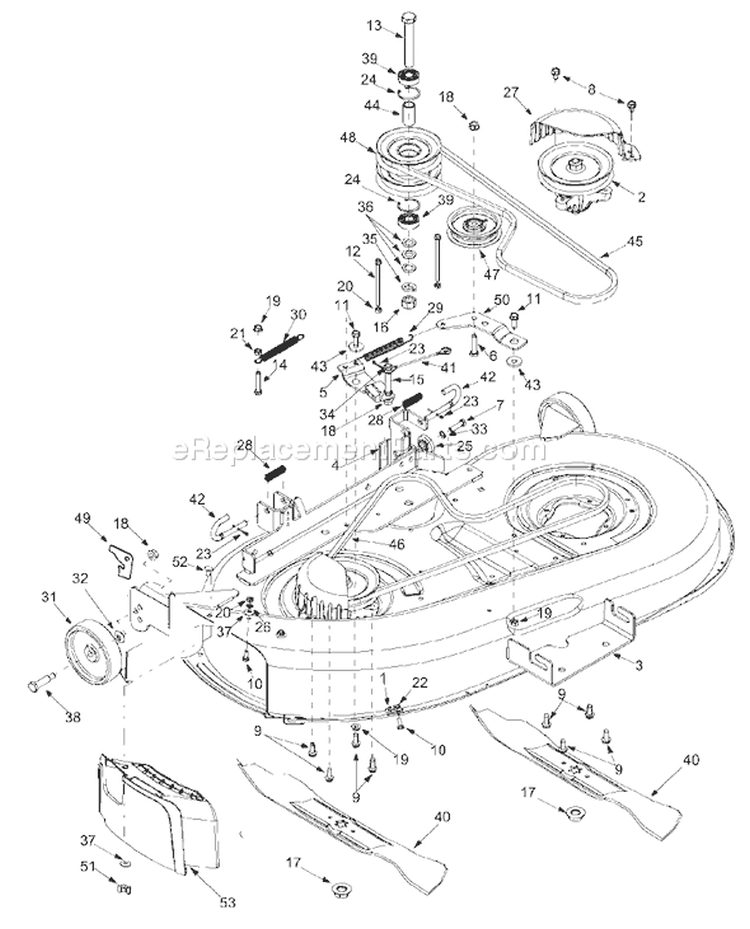 Page A Diagram and Parts List for 13BD604G401 2002 Yard Man Lawn Tractor